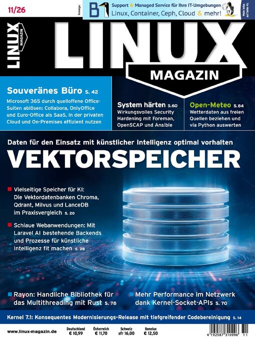 Cover image for Linux Magazin Germany